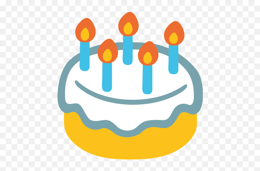 Birthday Cake Emoji For Facebook Email Sms - Birthday Cake Emoji Png,Birthday Emoji