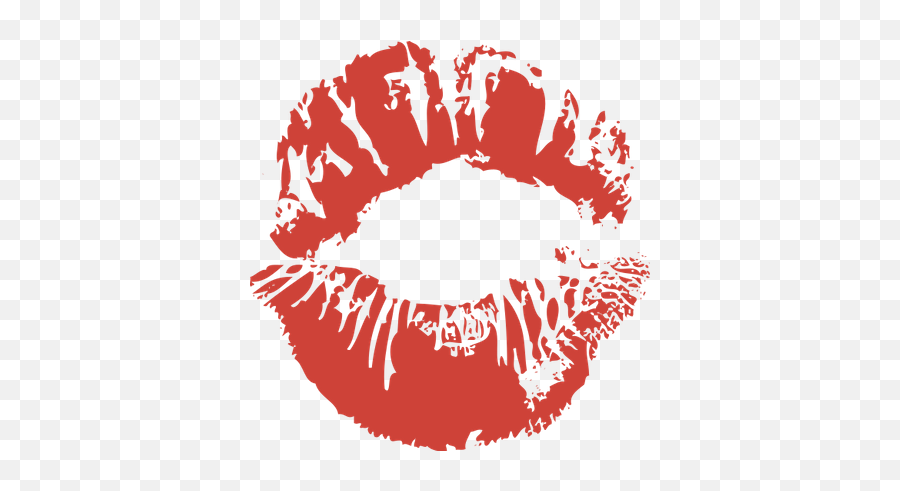 Exuberant Kiss Graphic - Lip Gloss Logo Awesome Emoji,Virgo Emoji