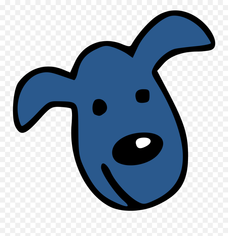 Littlebluedog - Little Blue Dog Emoji,Dr Evil Emoji