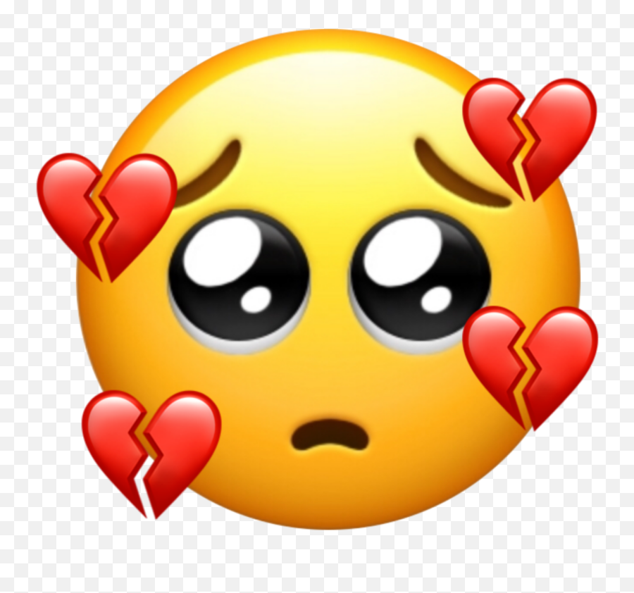 Emojisademojillorando - Emoji Con Corazones Rotos,Emoticon Corazon