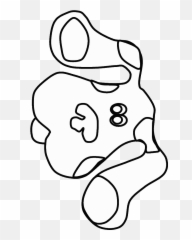 Girl Surprised People Coloring Pages - Blues Clues Emoji