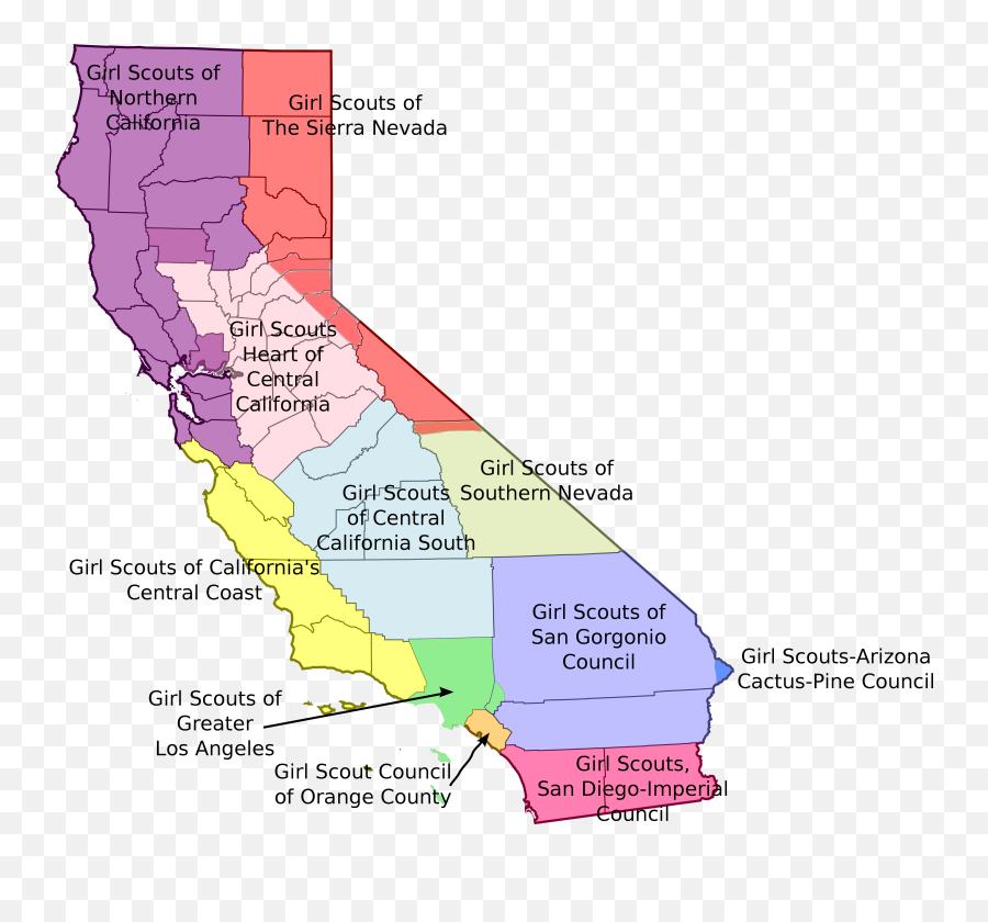 California - Girl Scouts Of Central Coast Emoji,Girl Scout Emoji