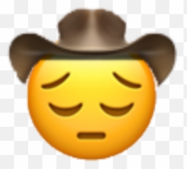 Remix Emoji Howdy Cowboy Iphone Freetoedit Sad Hi - Lil Nas X
