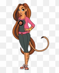 Cartoon Girl Dc Super Hero Girls Clip - Clipart Dc Superhero Girls Emoji,2 Girls Emoji