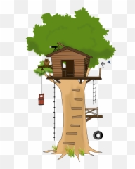 Club Clipart Cartoon Club Cartoon - Treehouse Png Emoji,Treehouse Emoji