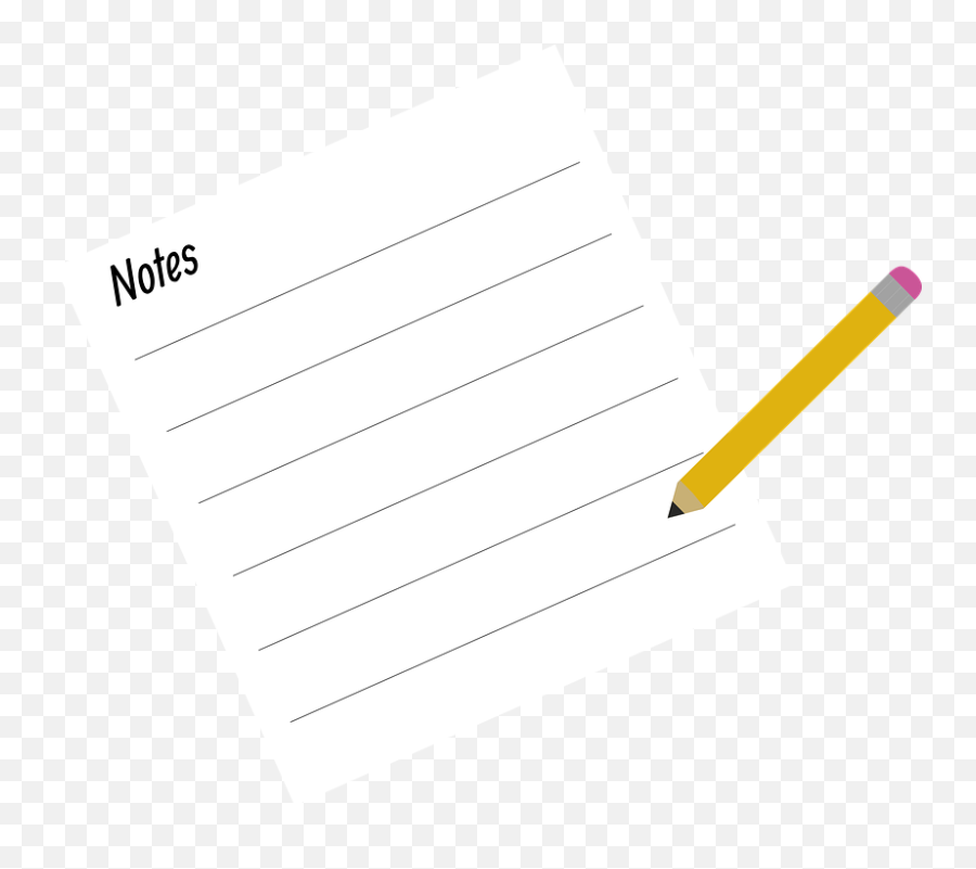 Note Flat Paper - Paper Emoji,Taking Notes Emoji