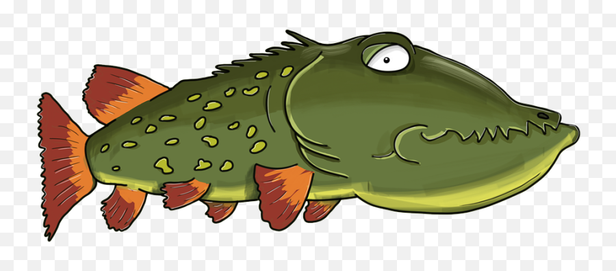 Free Pike Fish Images - Predator Fish Png Emoji,Boy Fishing Pole Fish Emoji