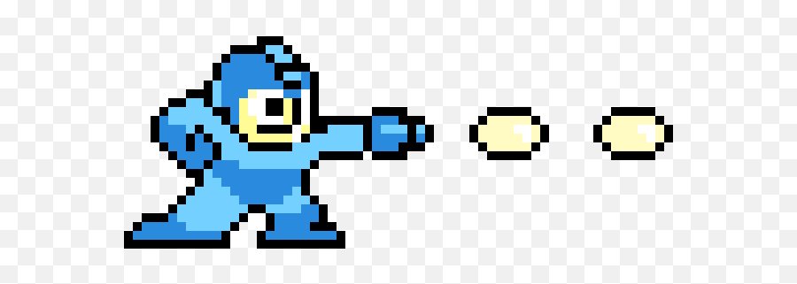 Mega Man Classic 8 - Mega Man Pixel Art Emoji,8 Ball Emoticon