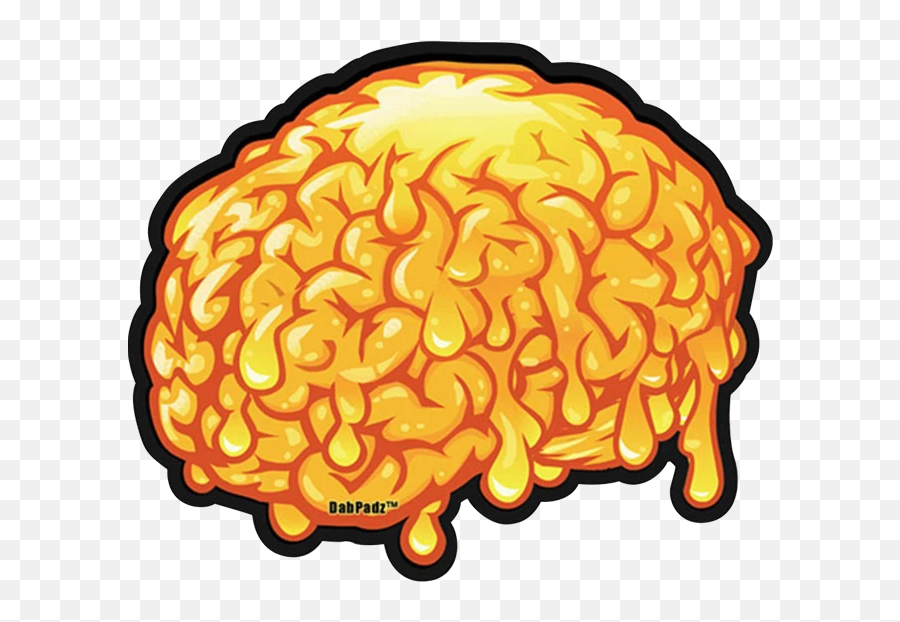 Dabpadz Dab Brains Die Cut Dab Mat - Brain Emoji,How To Get The Dab Emoji