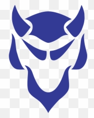 Blue Devil Mascot Clipart - Davenport Central High School Blue Devils Emoji,Purple Demon Emoji