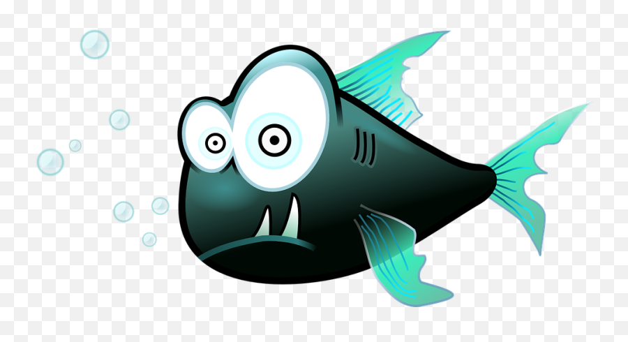 Fish Funny Cartoon - Clipart Transparent Background Fish Emoji,Eggplant Water Emoji