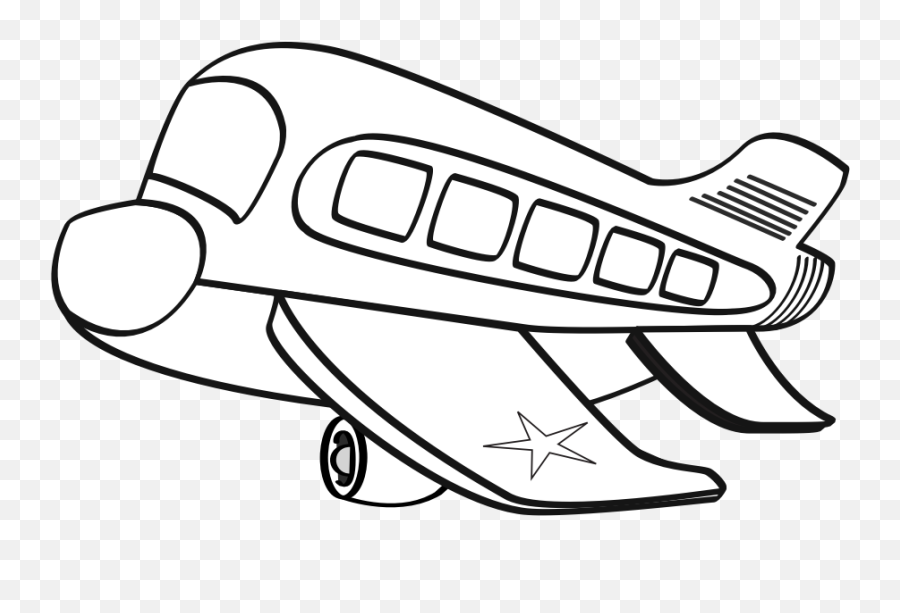 Free Airplane Graphics Download Free Clip Art Free Clip - Clip Art Black And White Airplane Emoji,Emoji Airplane And Paper