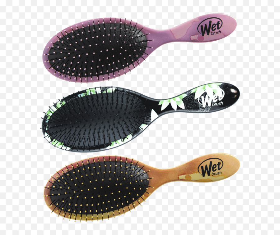Pro Wet Brush Detangling Hair Brushes - Paddle Emoji,Hairbrush Emoji
