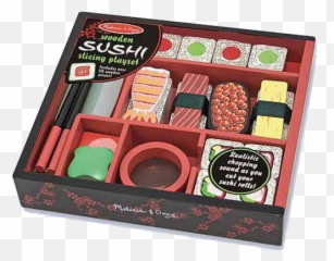 Melissa U0026 Doug Sushi Slicing Play Set - Wooden Play Food Wooden Food Set Emoji,Sushi Roll Emoji