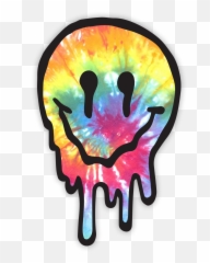 Sticker Graphic Royalty Free Png Files - Tie Dye Clipart Emoji