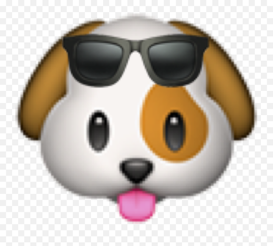 Dog Iphone Iphoneemoji Emoji Sticker By Iphonestick - Happy,Sun With Sunglasses Emoji