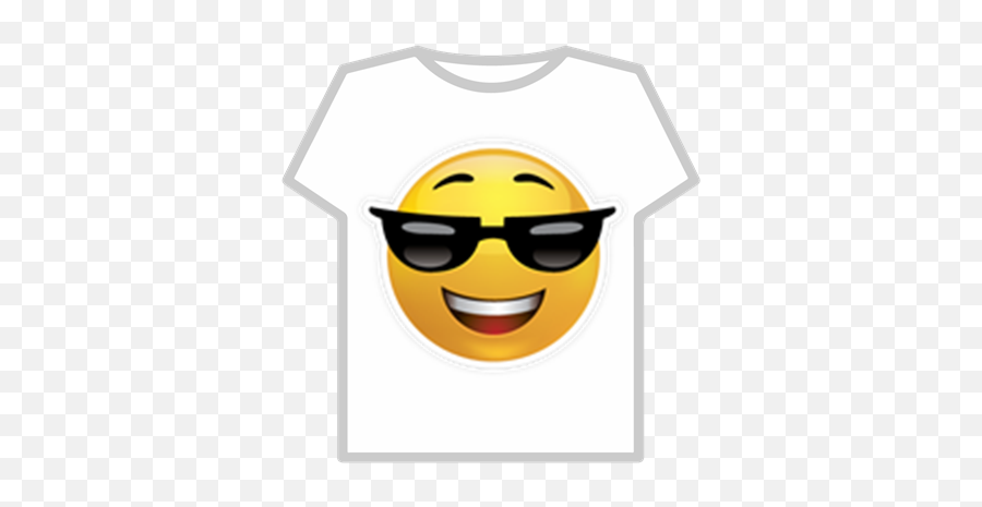 Cool - Roblox Emoji T Shirt,Cool Glasses Emoji