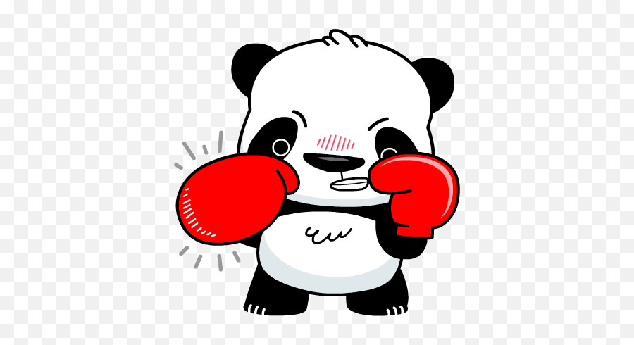 Panda Emoji - Giant Panda,Punch Emoji