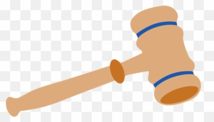 48 Judge Gavel Clipart - Judge Gavel Cartoon Transparent Emoji,Gavel Emoji
