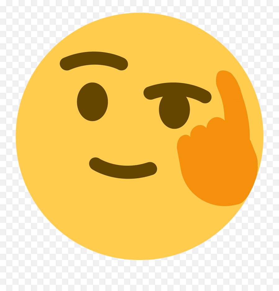 Discord Emoji - Thinking Face Emoji Png,Raspberry Emoji