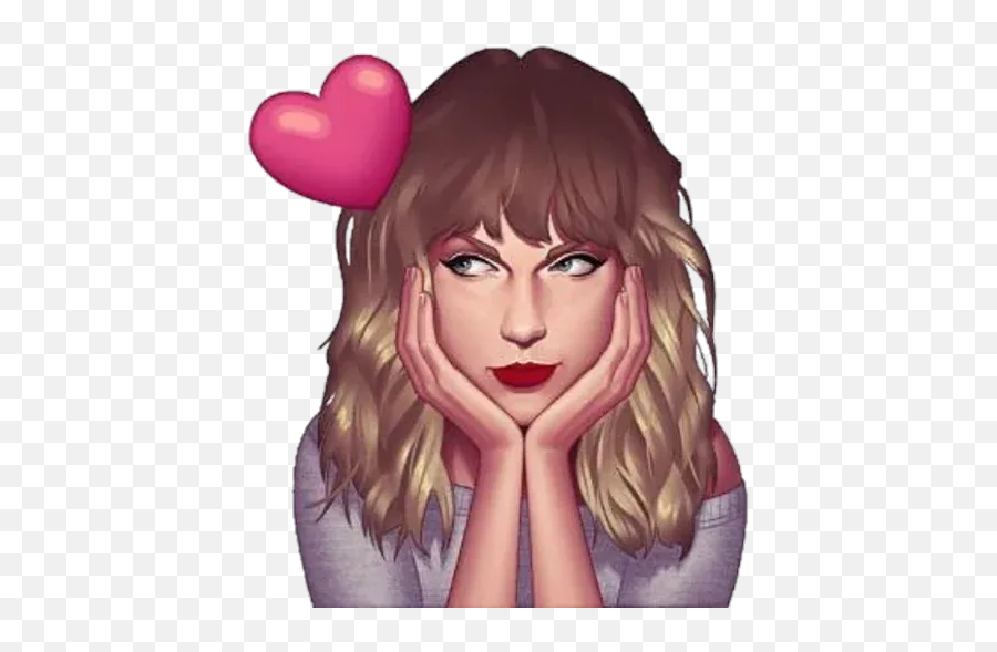 Taylor Swift - Taylor Swift Red Emoji,Taylor Swift Emoji