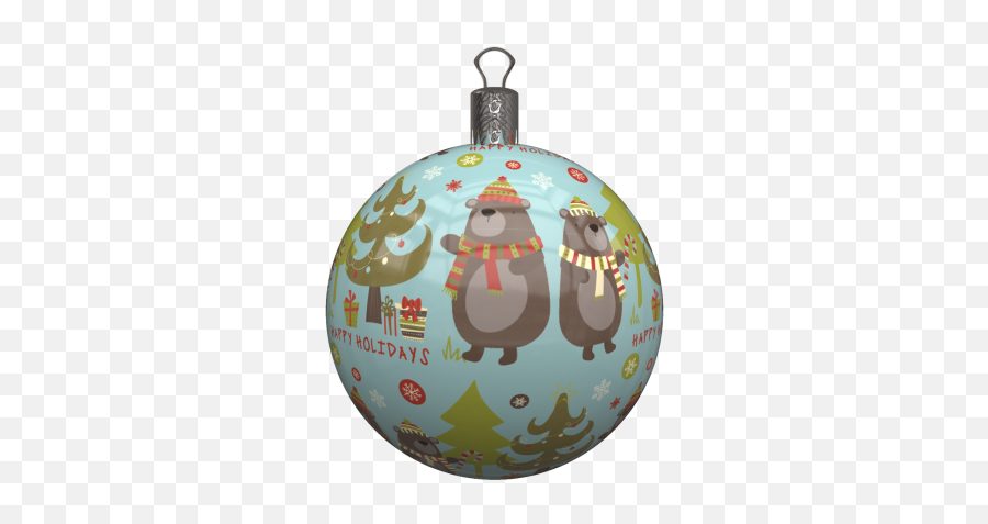 Bear Ornament Png Free Stock Photo - Christmas Ornament Emoji,Brother And Sister Emoji