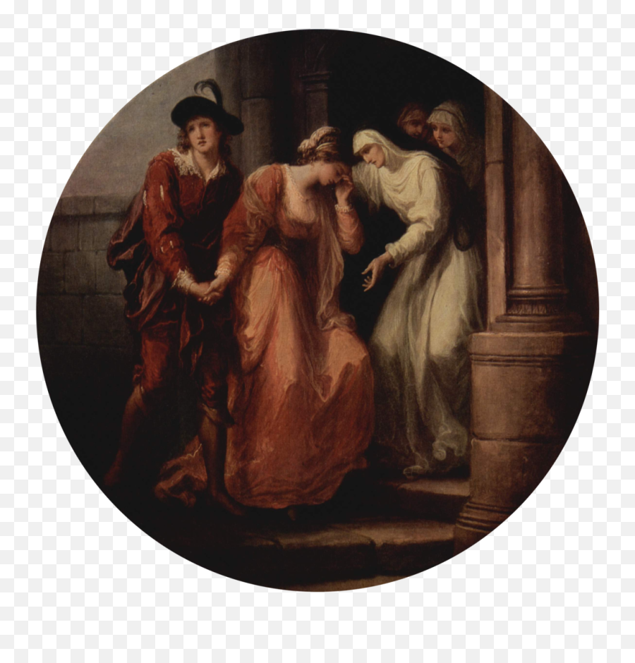 Angelica Kauffmann 001 - Farewell Of Abelard And Héloise Emoji,Emoji Canvas Painting