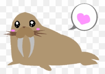 Happy Walrus - Cartoon Emoji