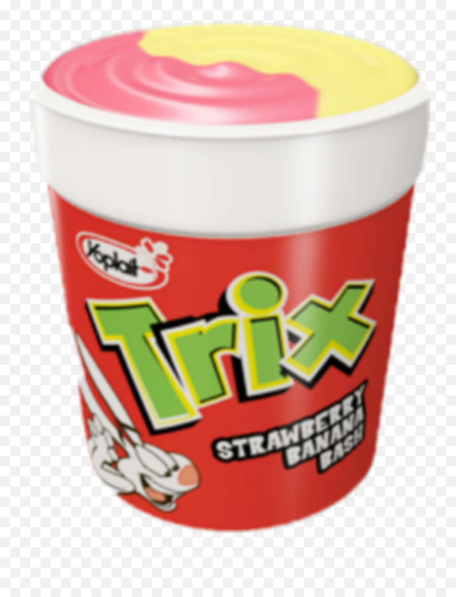 Trix Trixyougurt Yogurt - Strawberry Banana Trix Yogurt Emoji,Yogurt Cup Emoji