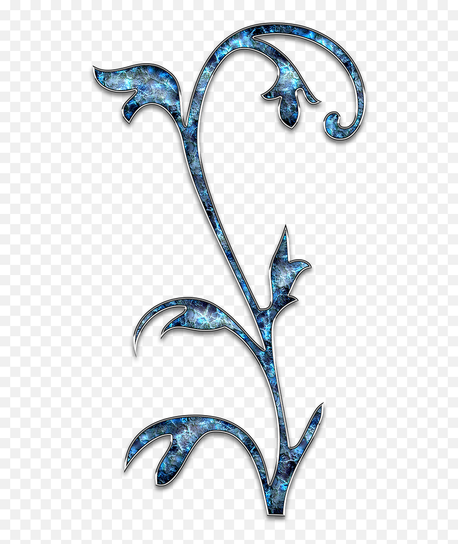 Decor Ornament Jewelry Flower Blue - Ornament Emoji,Woman Crystal Ball Hand Emoji