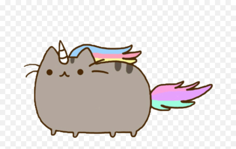 Unicorn Cat - Pusheen The Cat Emoji,Unicorn Cat Emoji