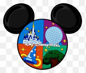 Disney World Mickey Head - Park Clipart Emoji