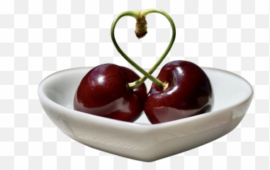 Cherries Fruit Heart - Cherry Still Life Photography Emoji
