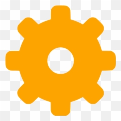 Orange Gear 2 Icon - Hvac Icon Png Emoji,Gear Emoticon