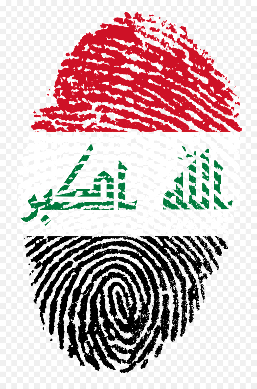 Iraq Flag Fingerprint Country Pride - Challenges To Digital India Emoji,Turkey Flag Emoji