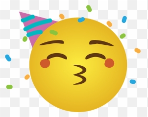 Party Emoji - Party Emoji,Kiss Emoji