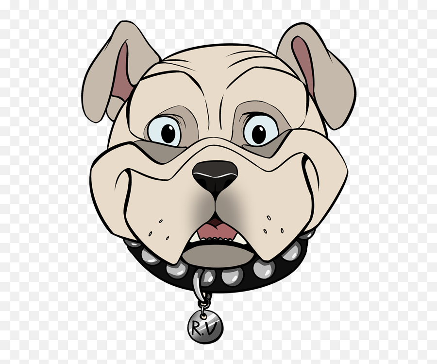Bulldog Face Png Picture - Cartoon Bulldog Face Clipart Emoji,Bulldog Emoji