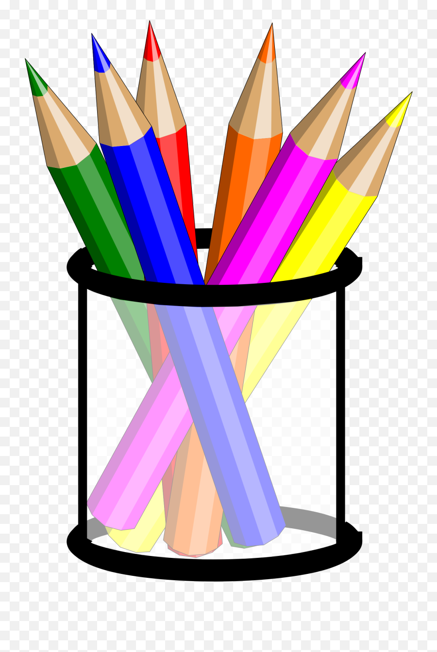Pencils Clipart Images - Clip Art Coloured Pencils Emoji,Pencil Emoticon