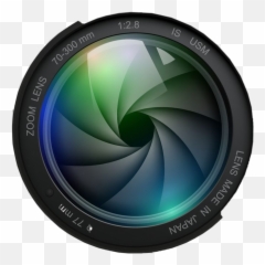 Robot Eye Interesting California Greeneyes - Photography Camera Lens Png Emoji