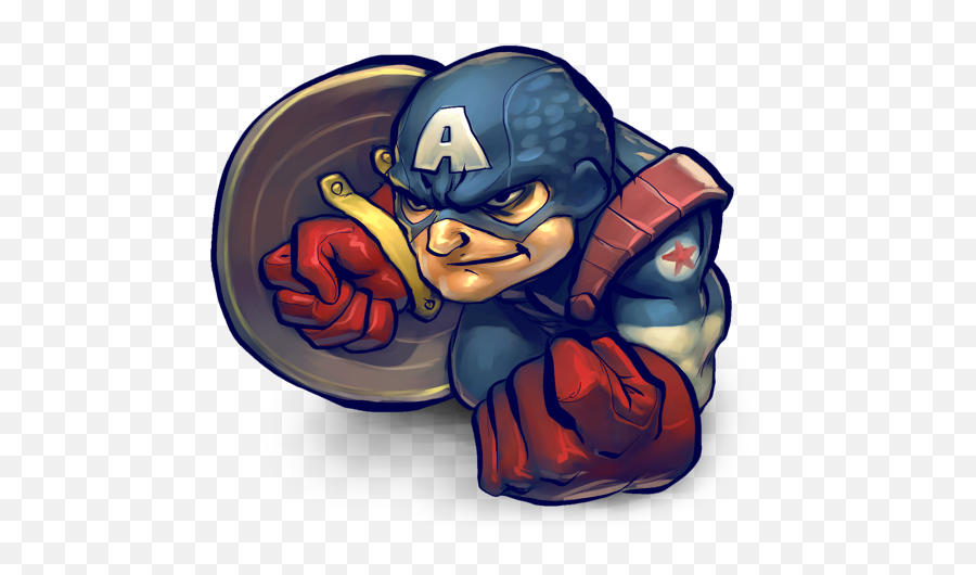 Comics Captain America Icon Emoji,Captain America Emoji