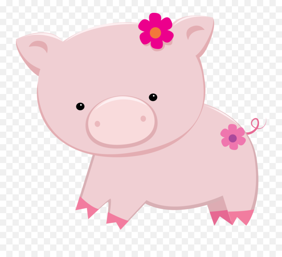 Clipart Farm Lady Transparent - Animales De La Granja Niña Emoji,Lady Pig Emoji