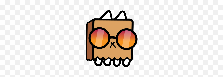 Toca Life Paper Bag Cat By Toca Boca Ab - Sticker Paper Bag Cat Toca Boca Emoji,Paper Bag Emoji