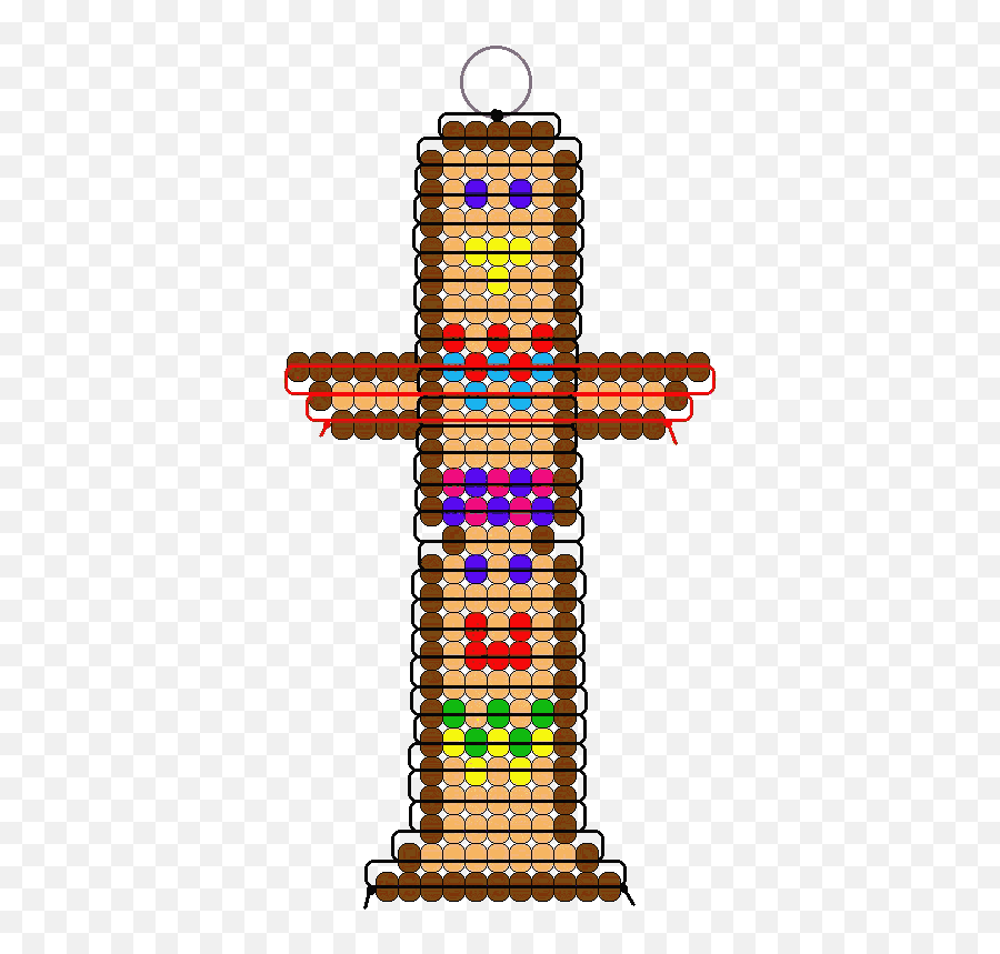 Totem Pole - Hama Bead Totem Pole Emoji,Totem Pole Emoji