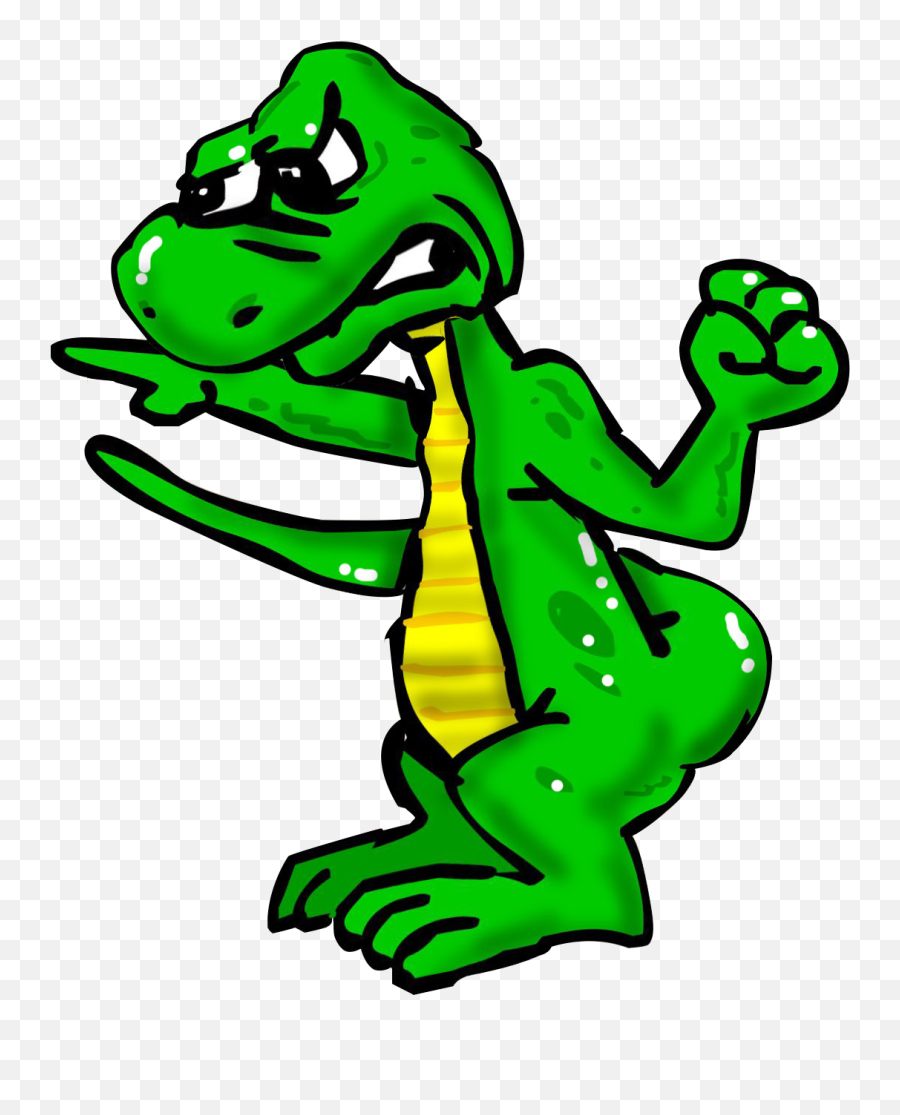 Angry Lizard - Yellow Spotted Lizard Funny Emoji,Lizard Emoji