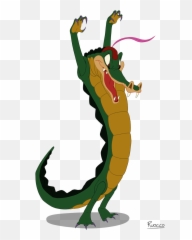 Footprints Clipart Crocodile - Fantasia Ben Ali Gator Emoji,Gator Emoji