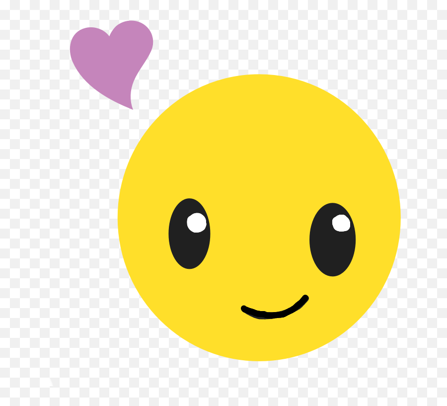 Cute Simole Cute Emoji Sticker - Happy,Cute Emoji Text