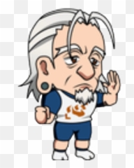 hxh netero chibi Sticker by Stinky Emoji