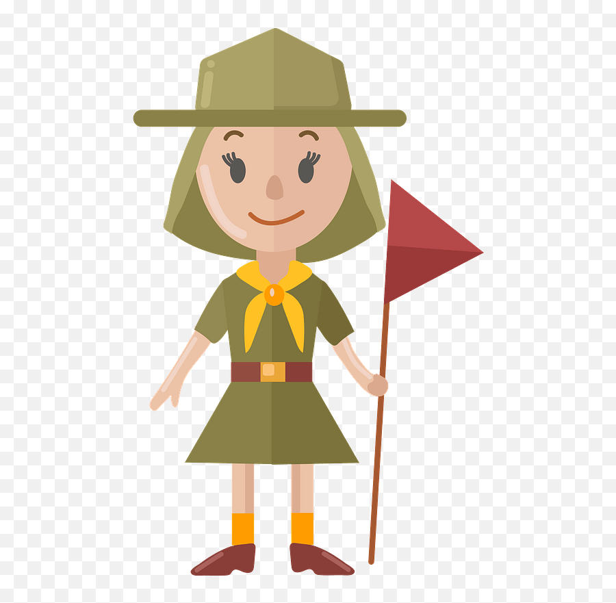 Girl Scout Clipart - Happy Emoji,Boy Scout Emoji