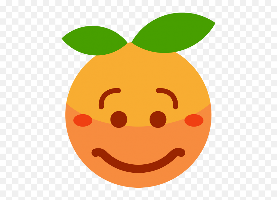 Clementineorangecartoonemotionsemoticon - Free Image Orange Face Cartoon Drawing Emoji,Peach Emoticon