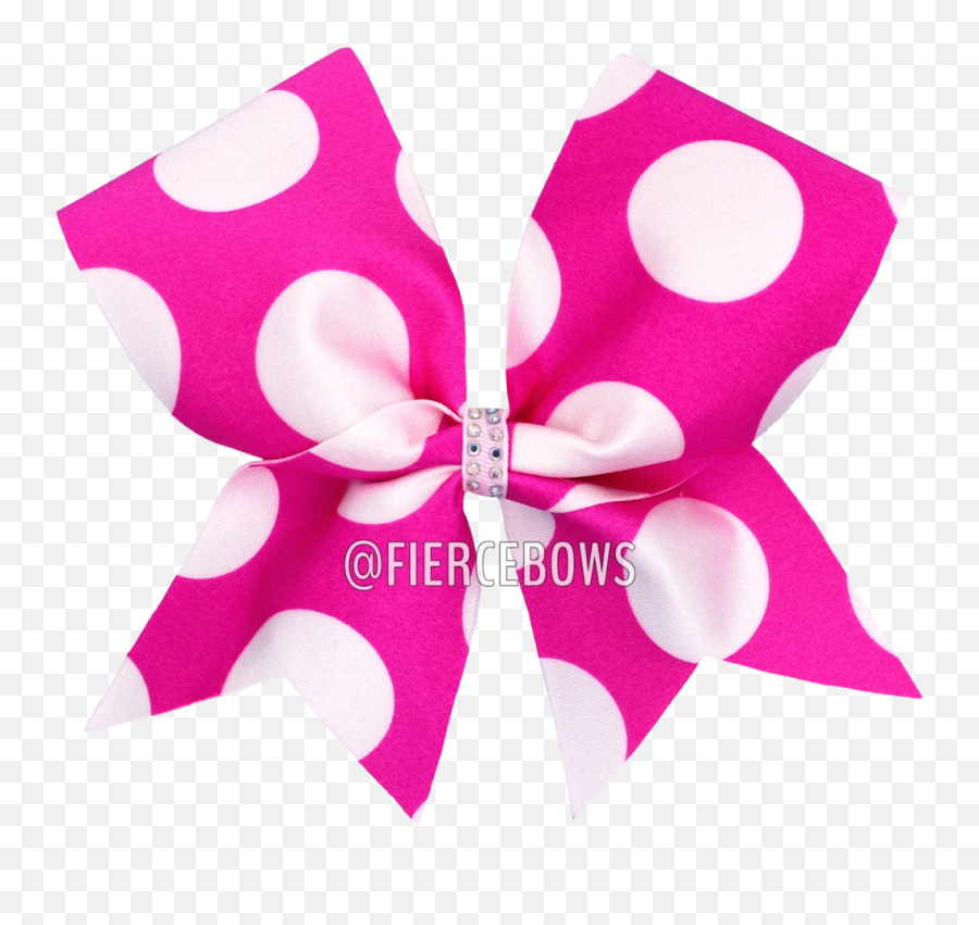 Prints - Polka Dot Emoji,Pink Bow Emoji